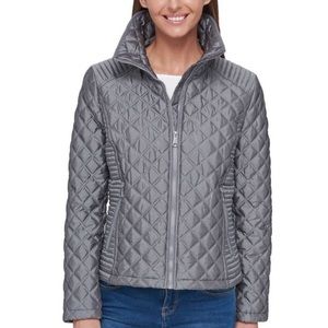 Marc New York Andrew Marc Women’s Gray Lightweight Quilted Jacket Size S